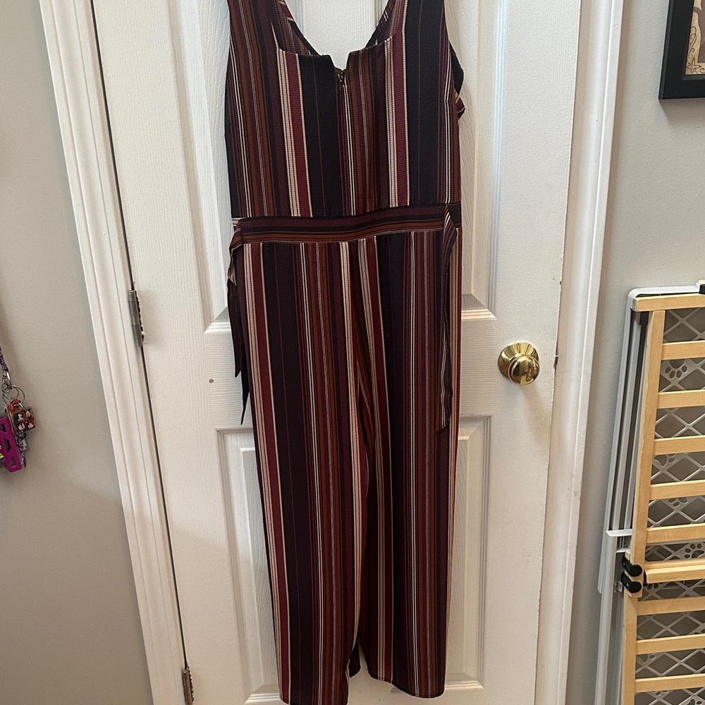 Xhilaration Multicolor Striped Jumpsuit